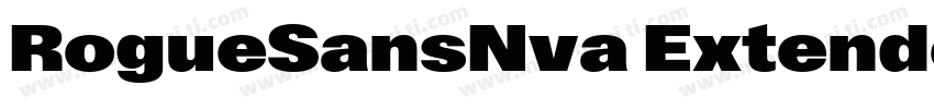 RogueSansNva Extende字体转换
